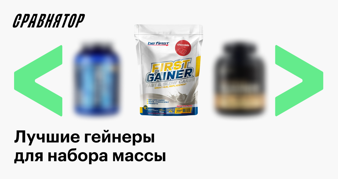 Лучшие гейнеры в 2025 году: рейтинг продуктов, отзывы