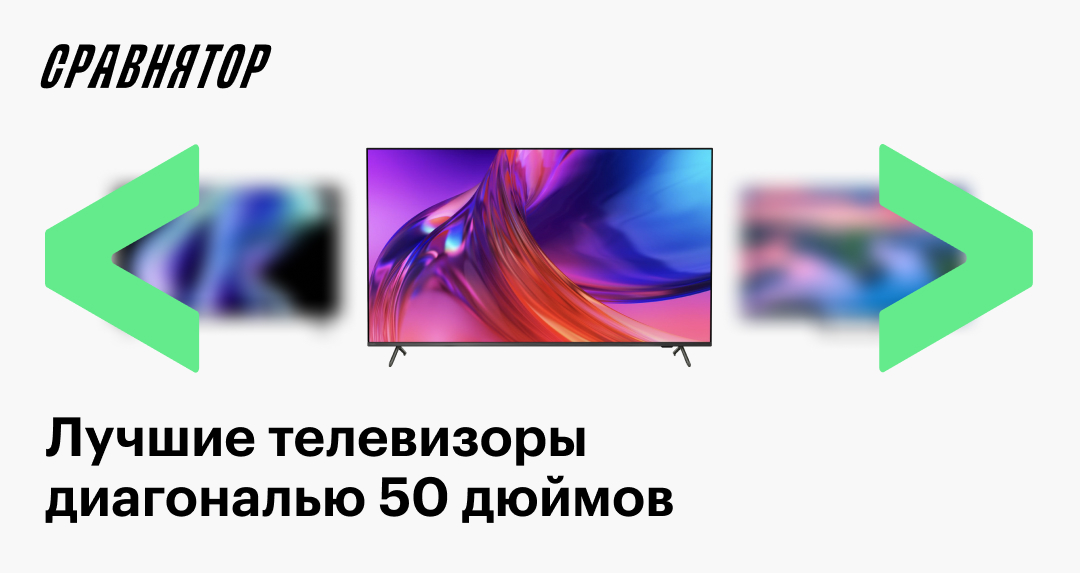Лучшие телевизоры диагональю 50 дюймов в 2025 году: рейтинг моделей для ...