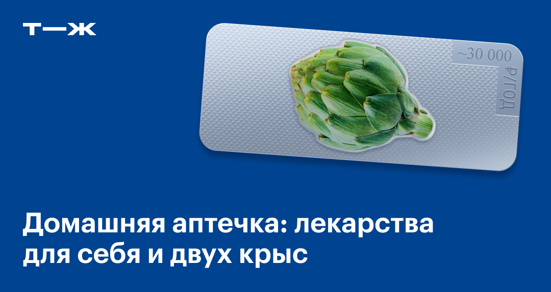 Домашняя аптечка: лекарства для себя и двух крыс