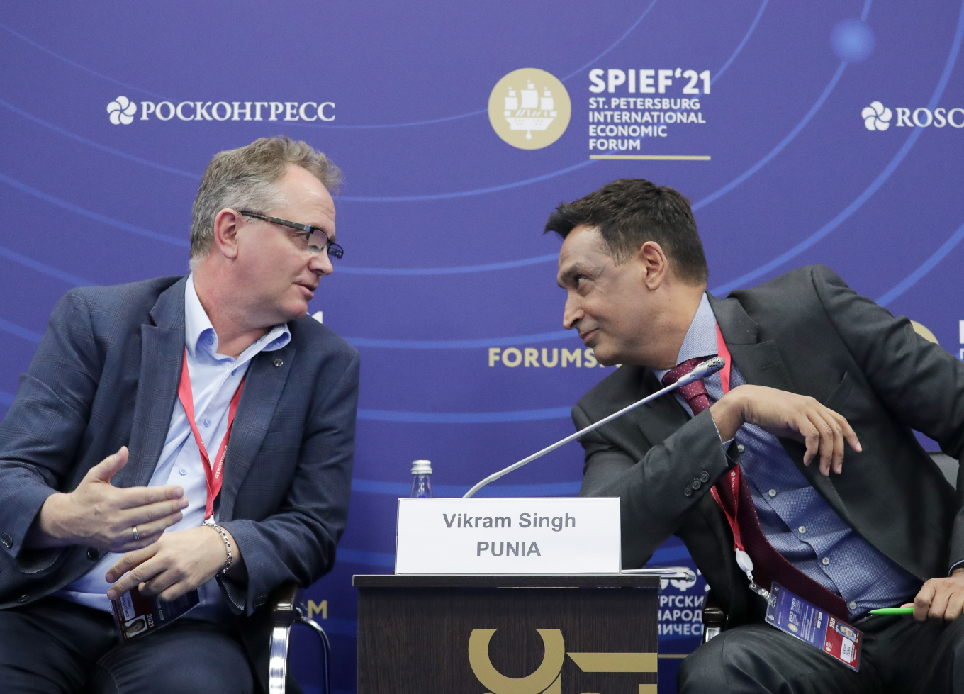 Викрам Пуния на форуме «Лекарственная безопасность», ПМЭФ-21