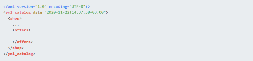 Структура фида