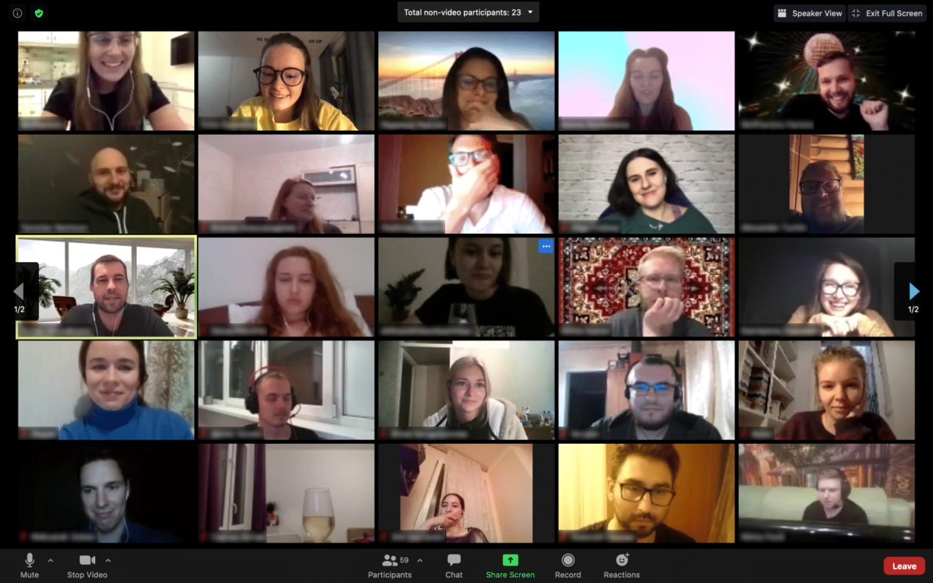 Корпоративное онлайн-мероприятие в SkillFactory