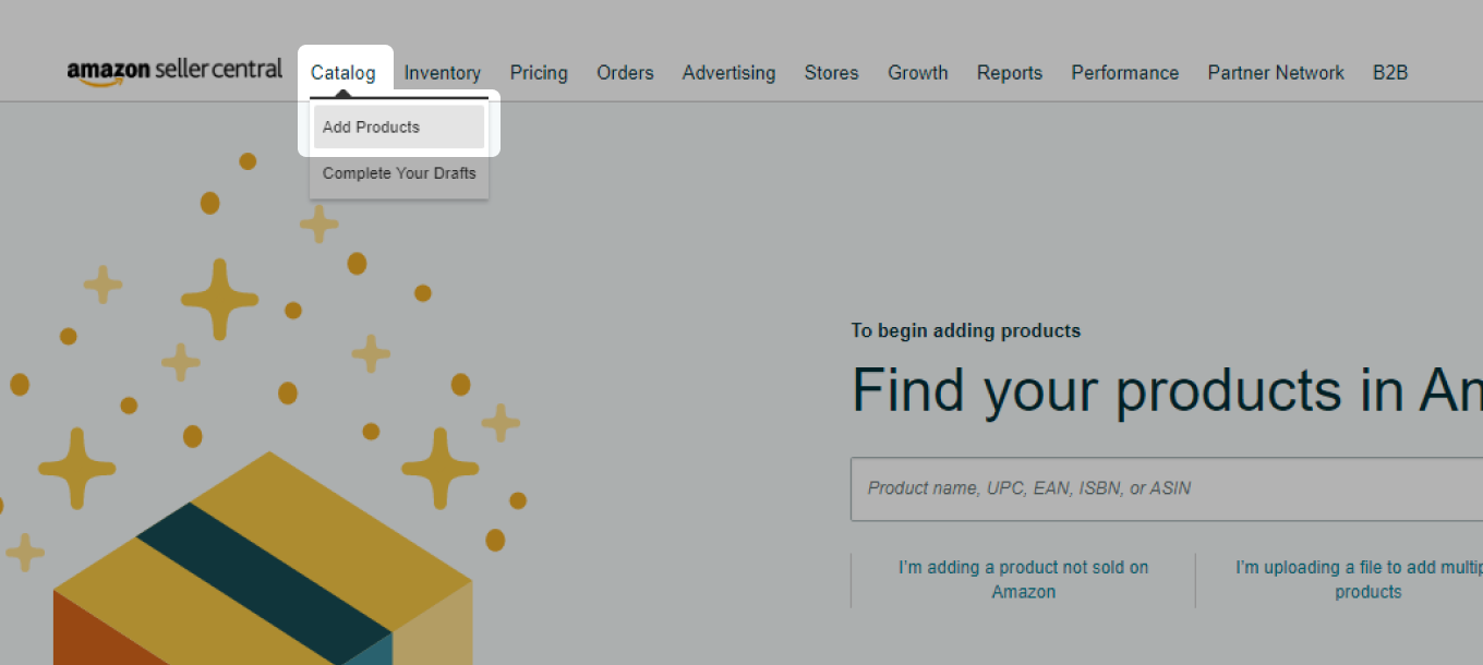 Как прикрепиться к карточке на Amazon