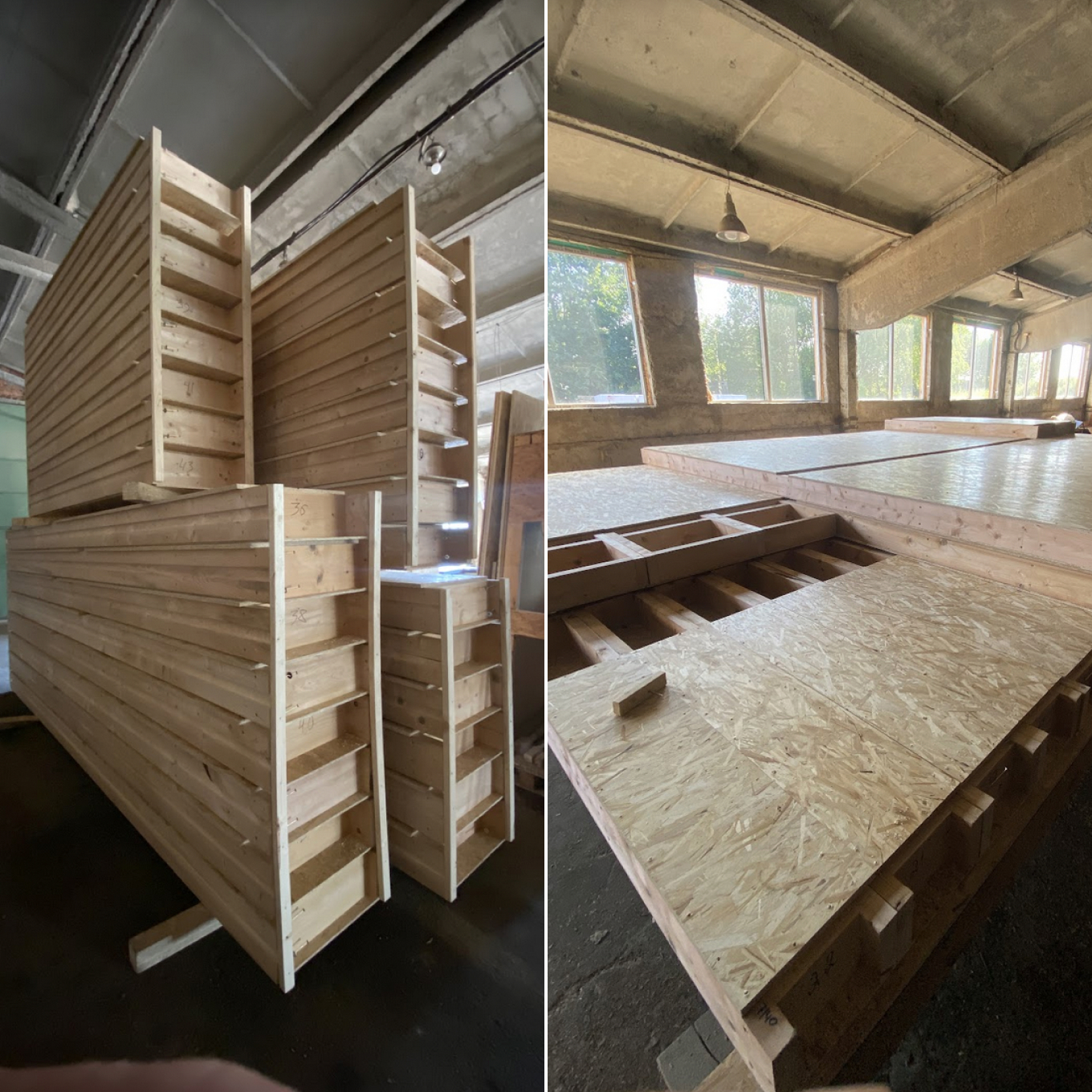 Готовые элементы будущего дома