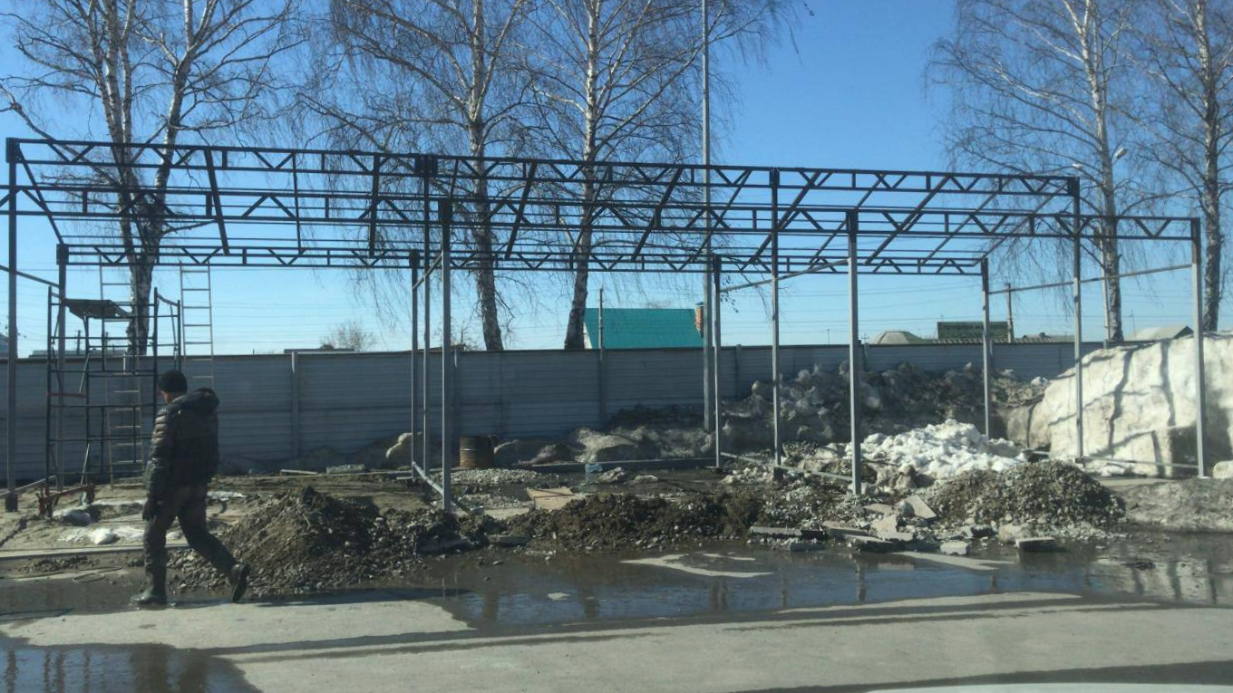 Каркасы для строительства автомойки VODA