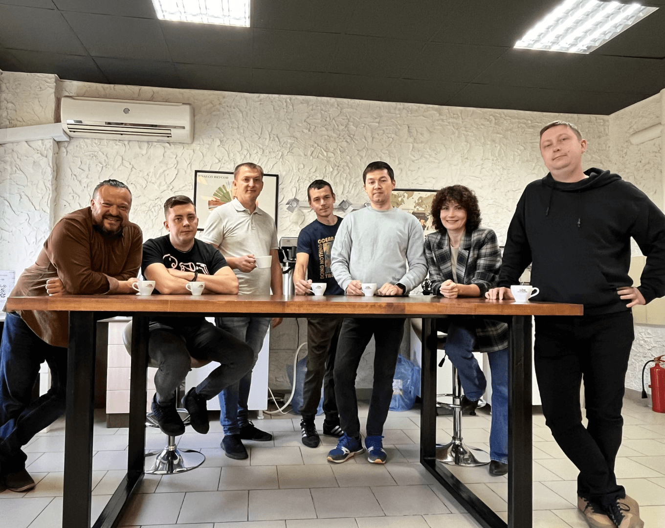 Часть команды CUPSBURG COFFEE