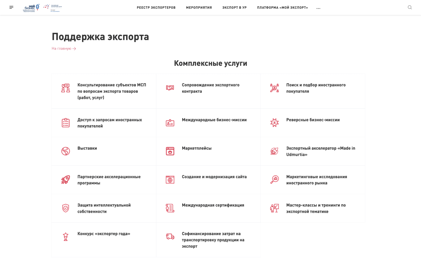 Центр поддержки экспорта в Удмуртской Республике