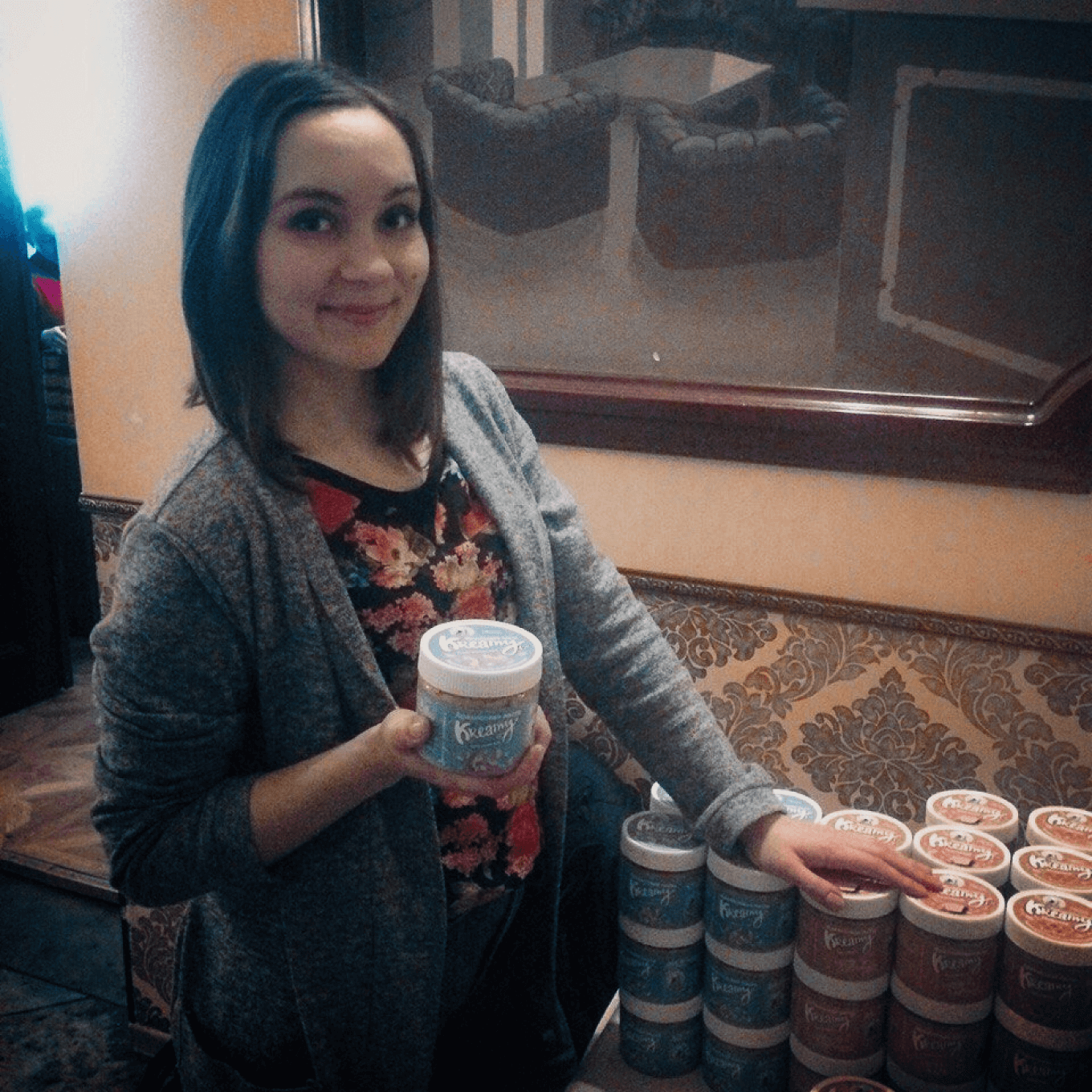 Анна Кашуцкая с пастой собственного производства