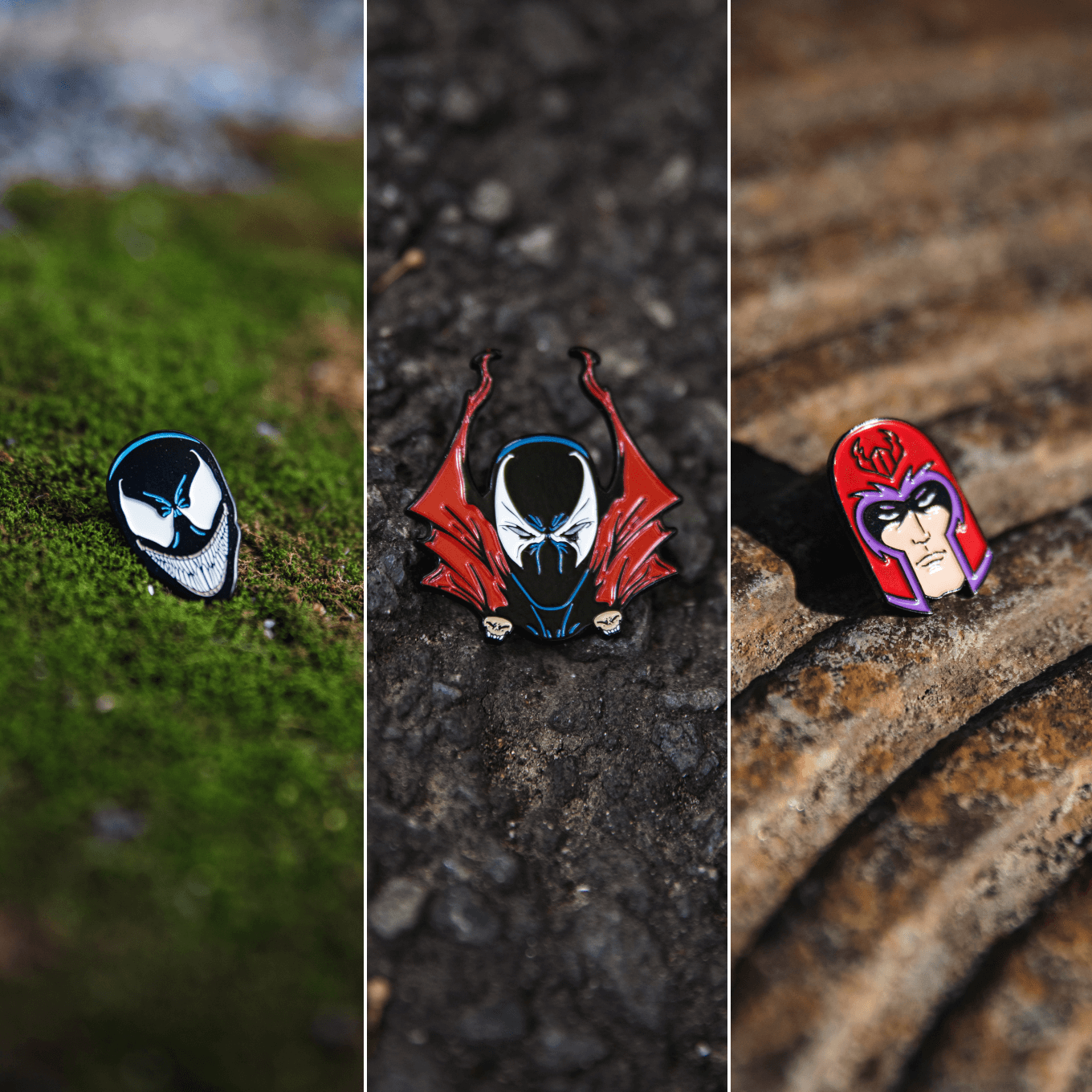 Пины с героями комиксов