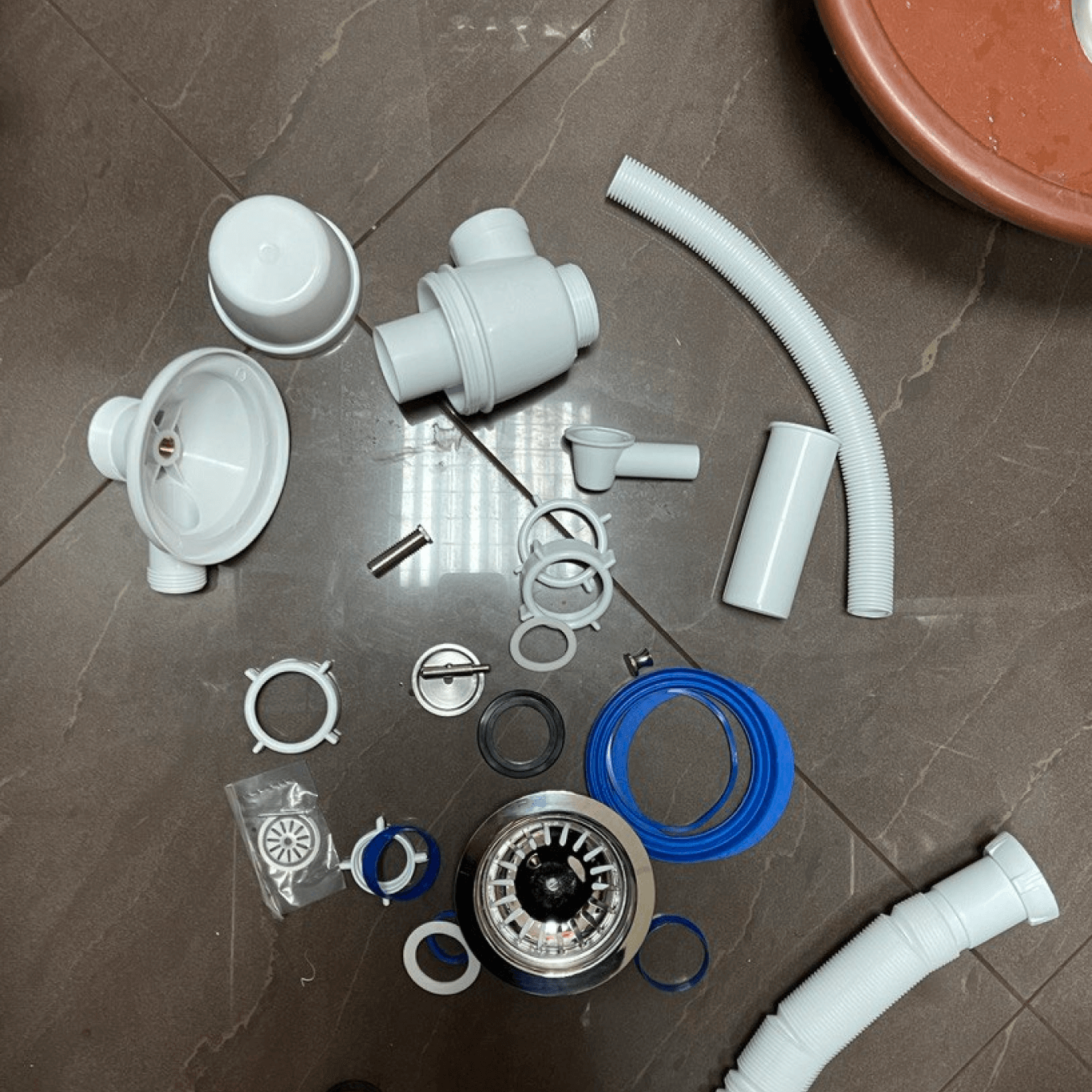 Сборка сифона