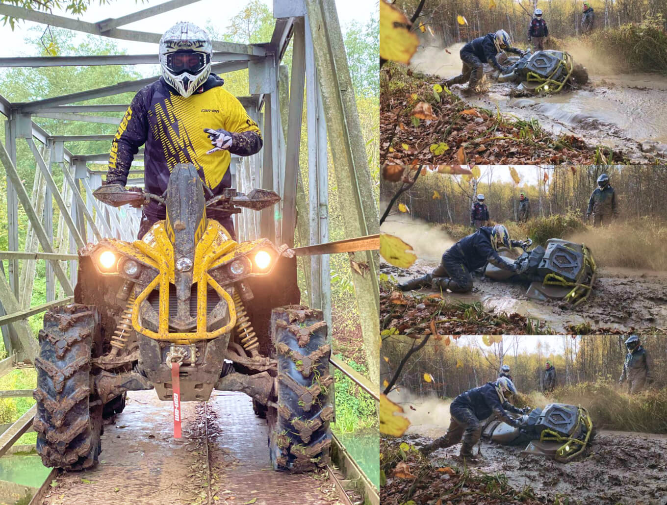 Одно из хобби Артура Зеленого — катание на квадроцикле