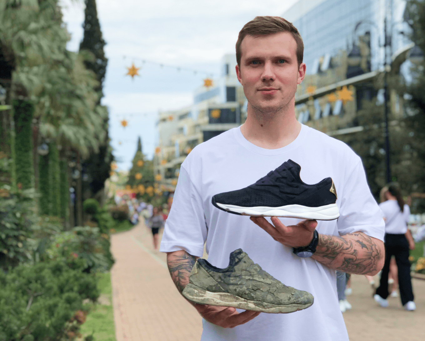 Артем Пуров — владелец сникер-химчистки «Фрешмен»