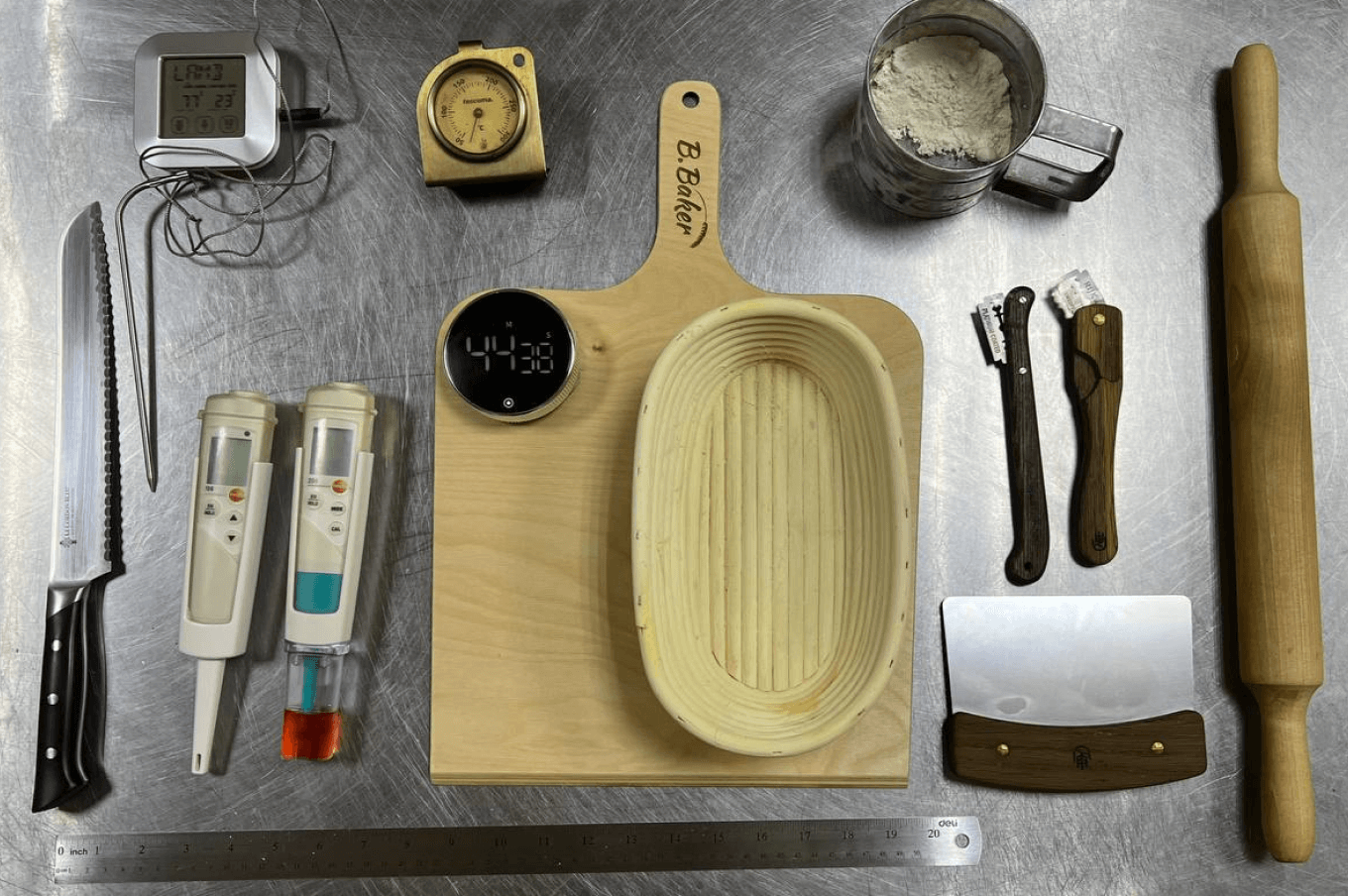 Инвентарь и инструменты пекаря