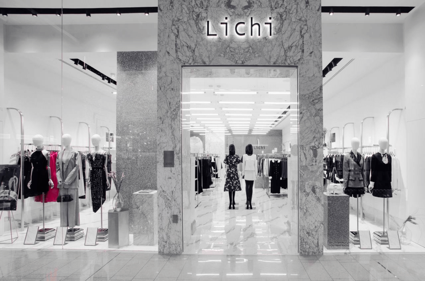 Витрина Lichi в Дубае в декабре 2022 года