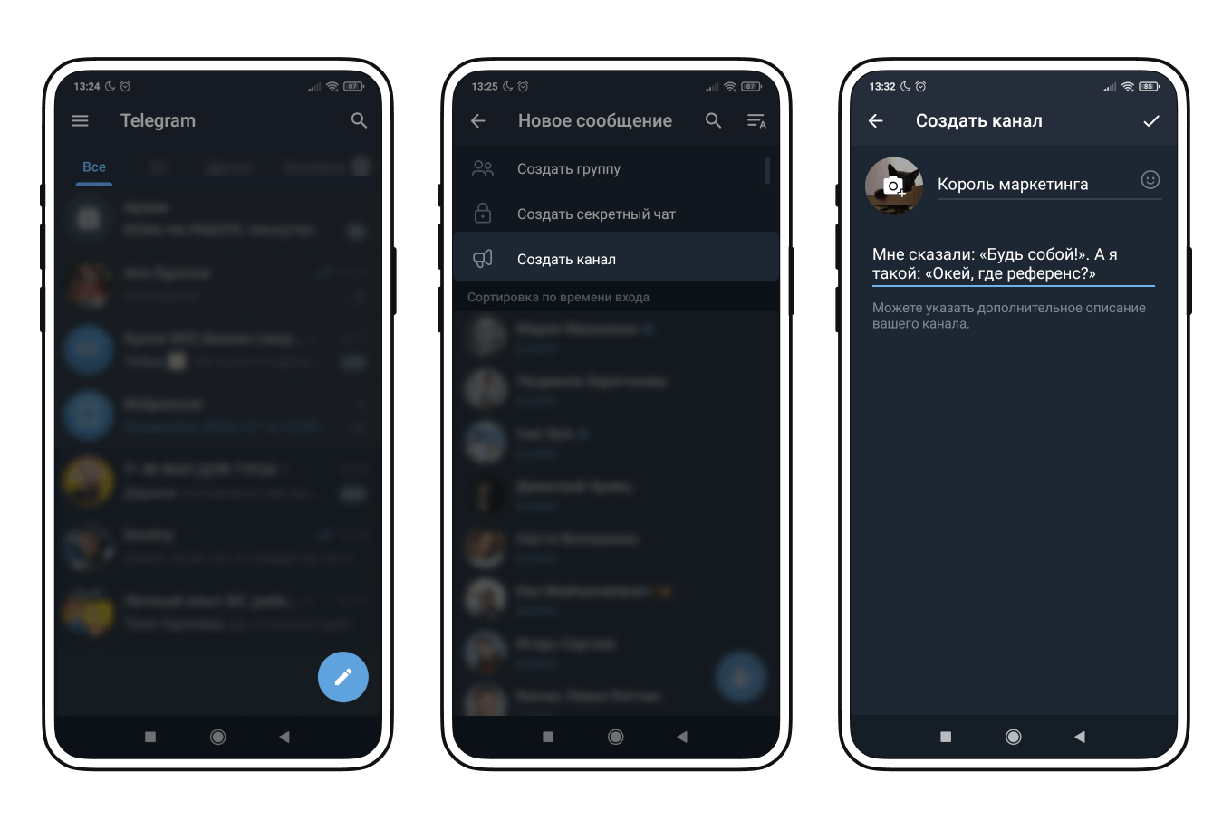 Оформление телеграм-канала
