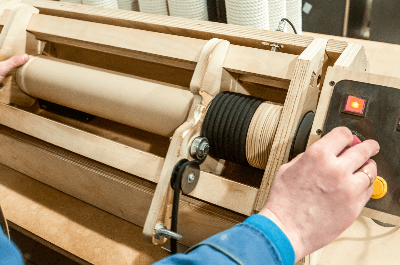 Станок для автоматической намотки каната