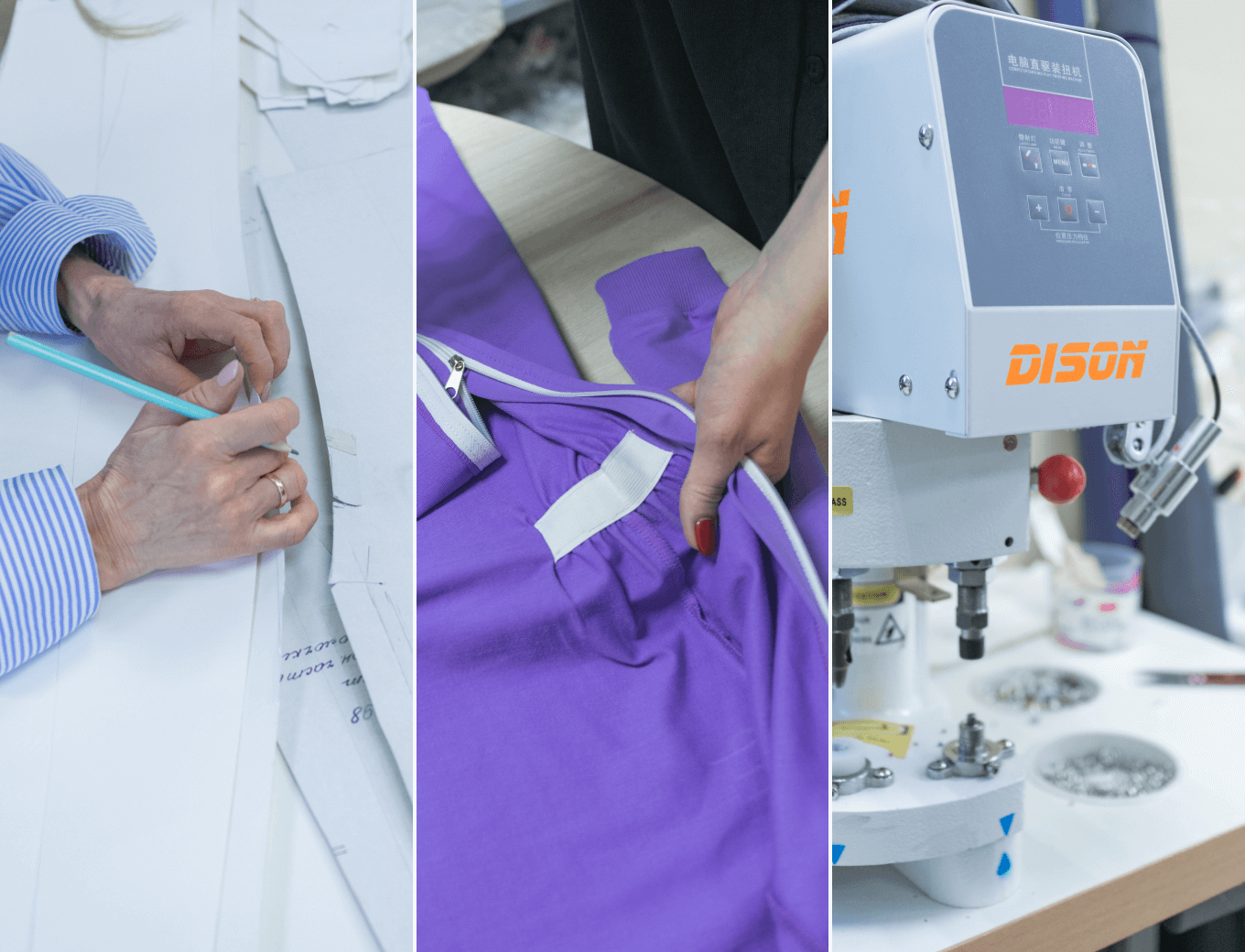 Процесс производства одежды