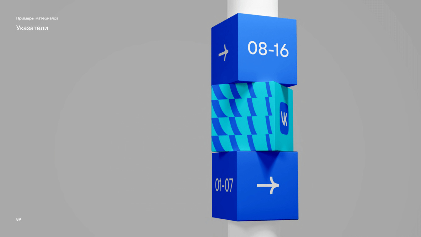 Пример оформления указателей ВК