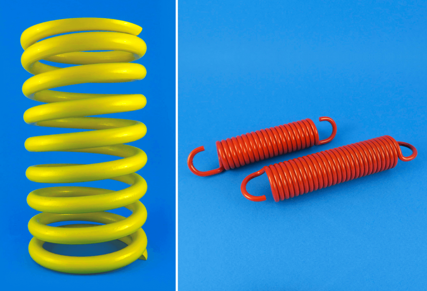 Пружины сжатия и пружины растяжения