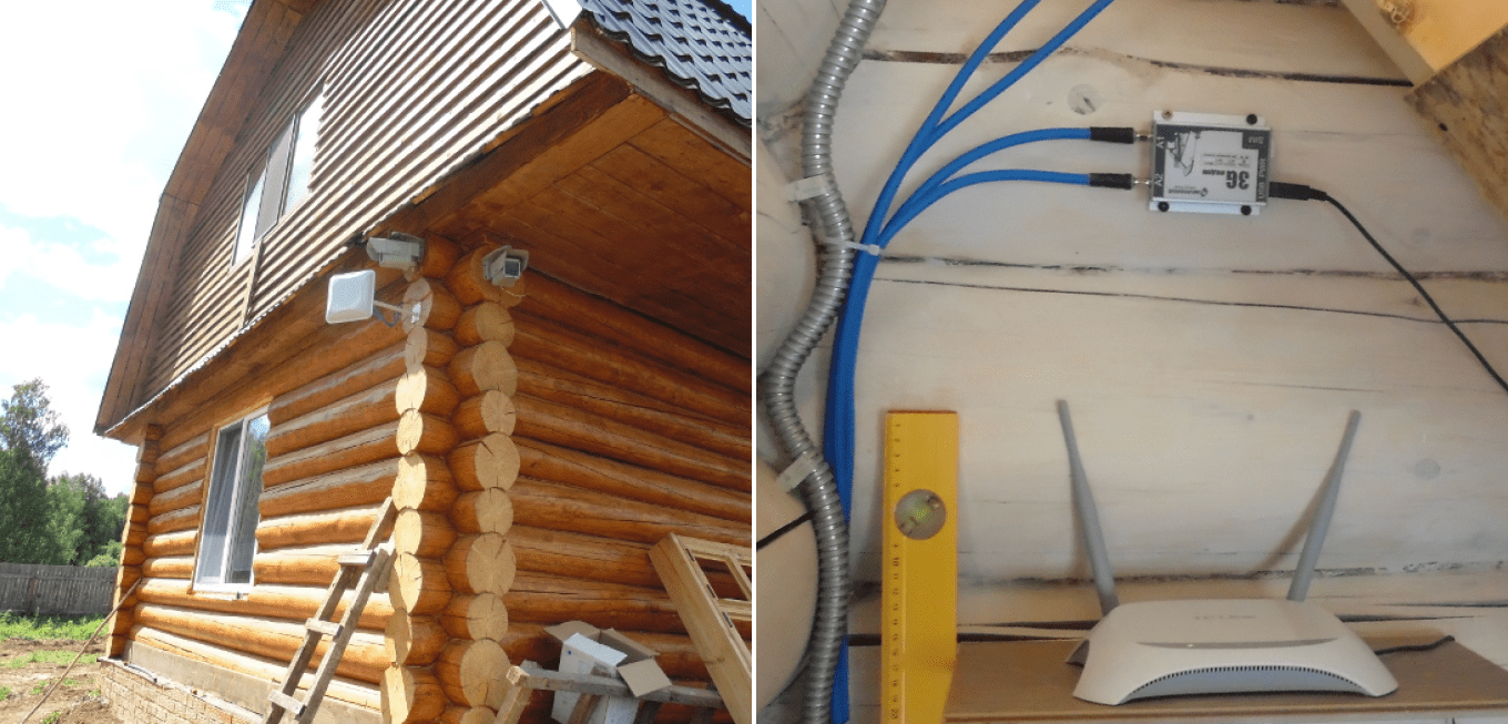 Первый сборный модем на даче