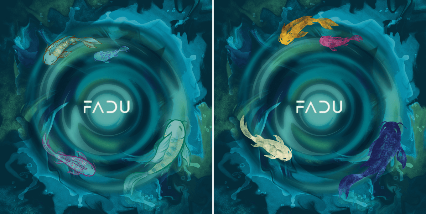 Промежуточный вариант дизайна упаковки FaduDrum