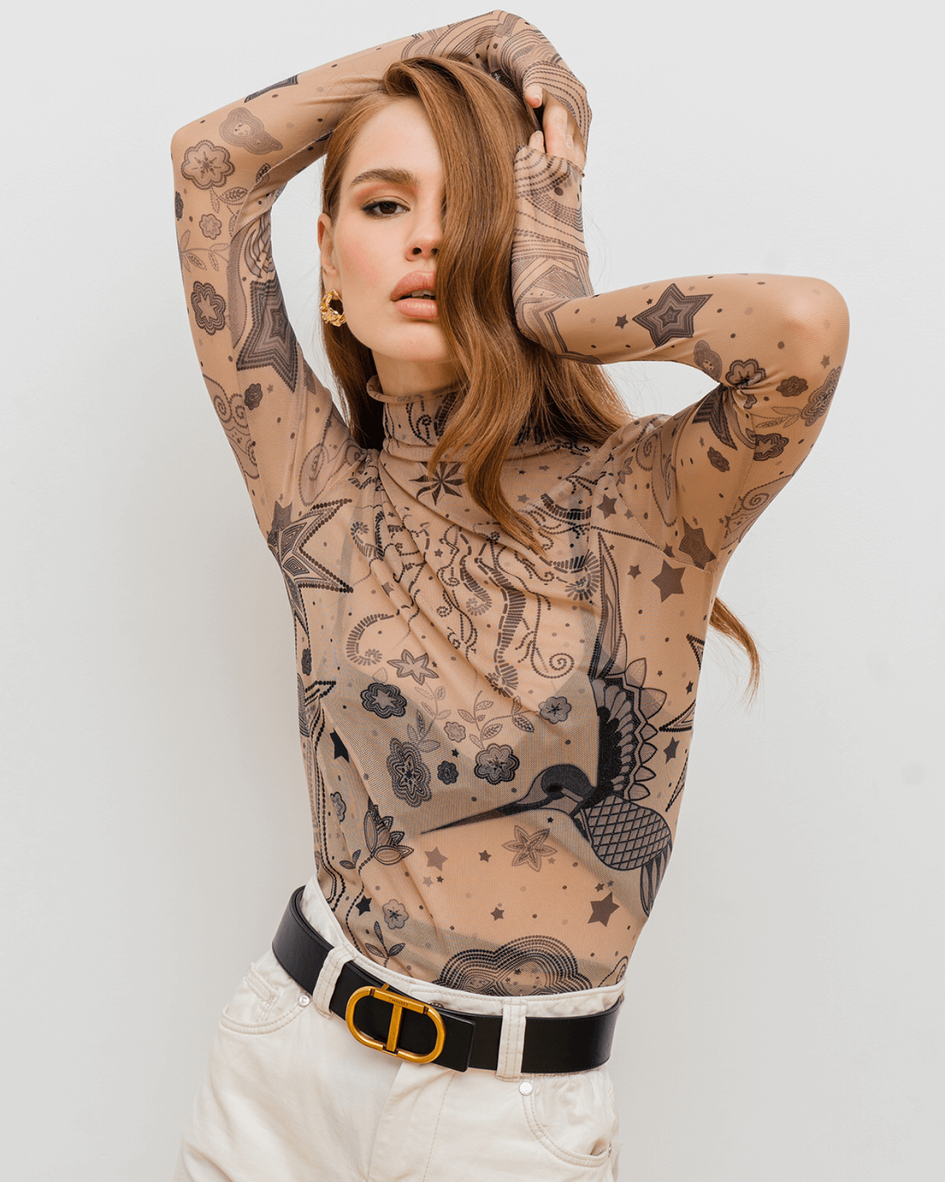 Водолазки и лонгсливы из сеточки SAHAR art lab