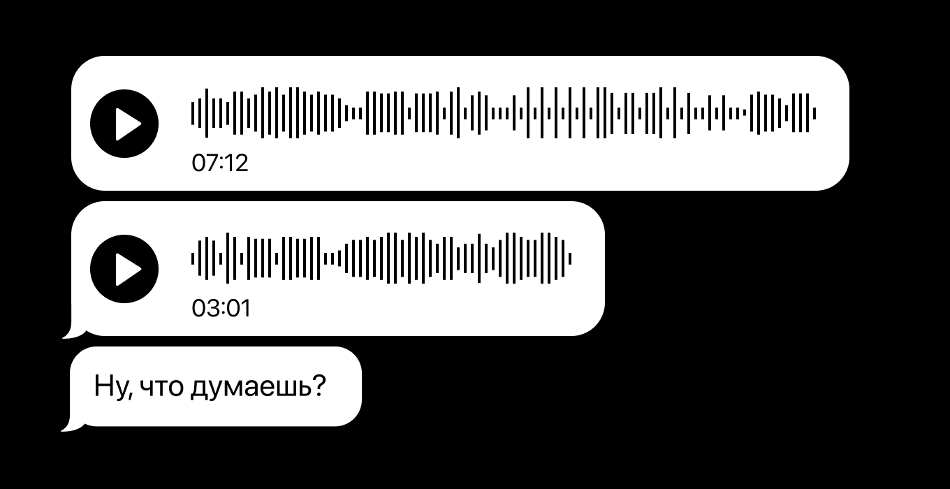 Голосовые сообщения в деловой переписке