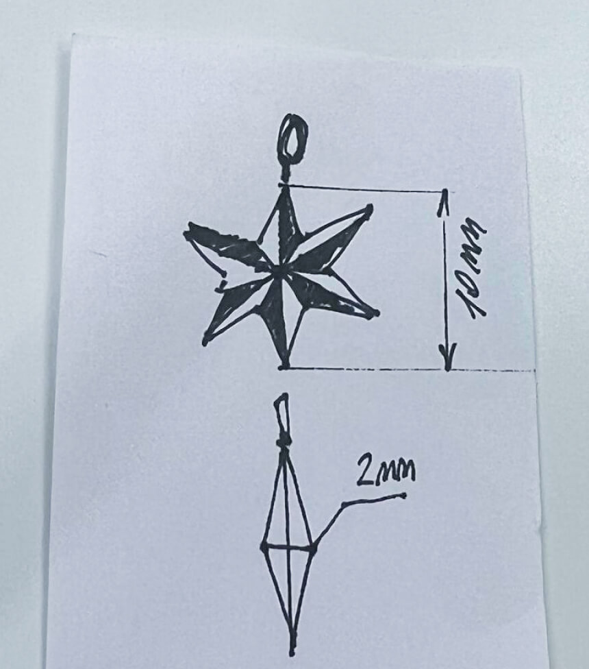 Скетчи ювелирных изделий