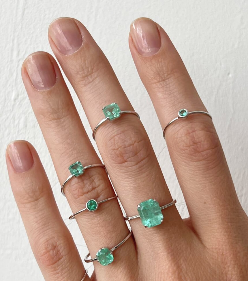 Уникальные украшения с изумрудами