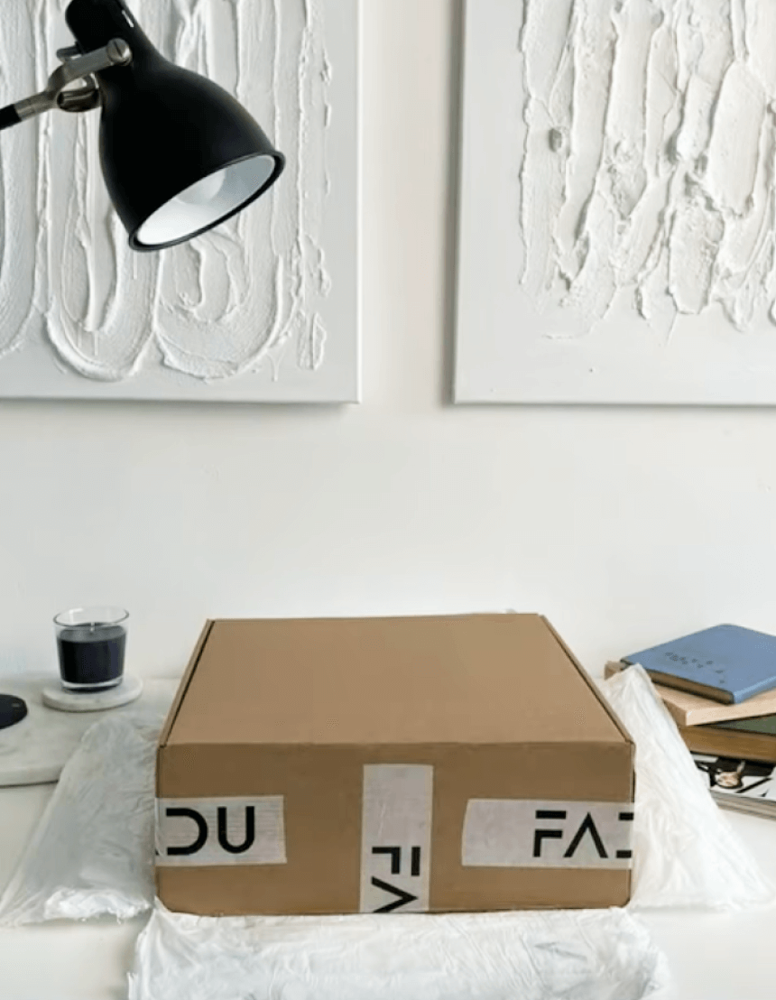 Упаковка до/после