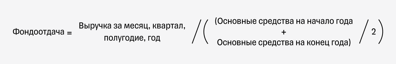 Как рассчитать фондоотдачу