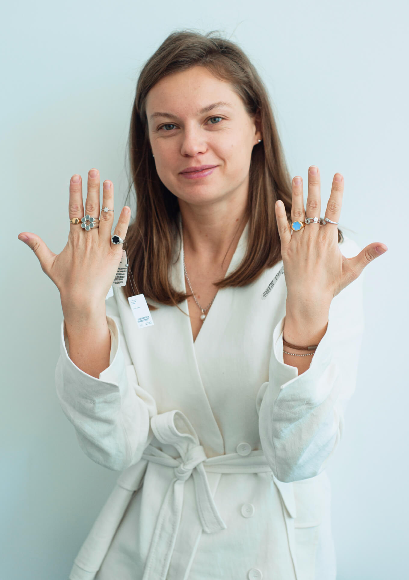 Ольга Локшина в изделиях своего бренда