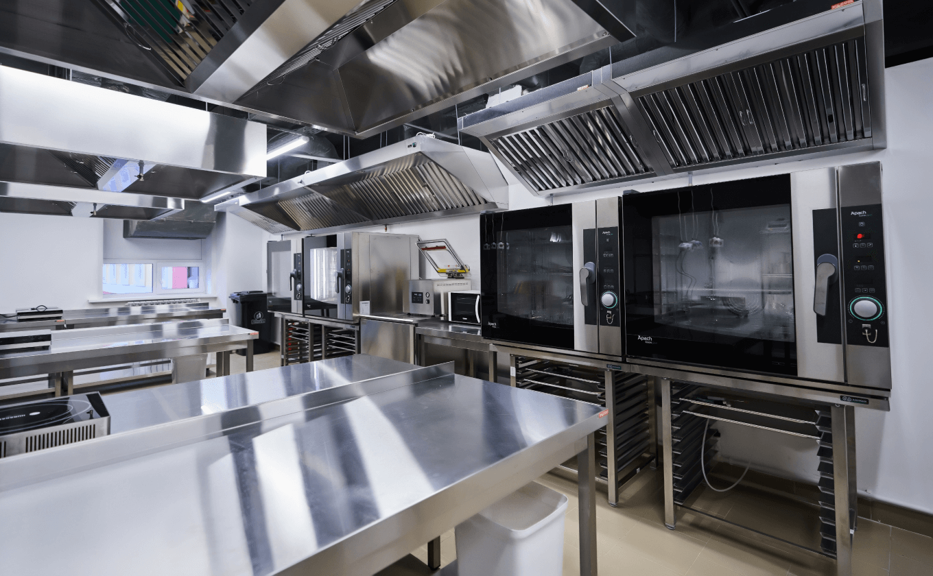 Кухни с мощными печами и силовым оборудованием
