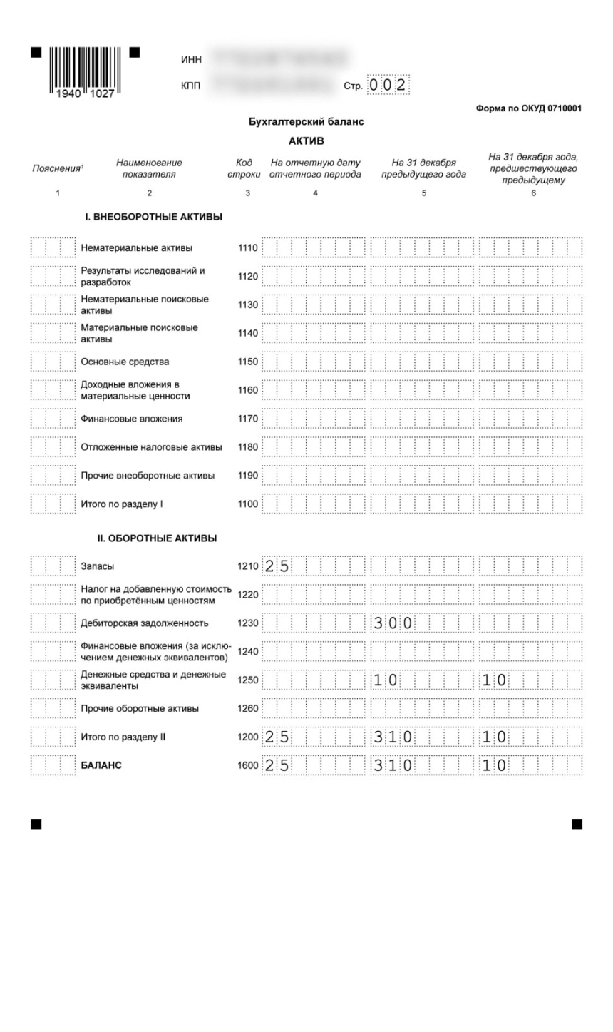 Как заполнить бухгалтерскую отчетность для ООО