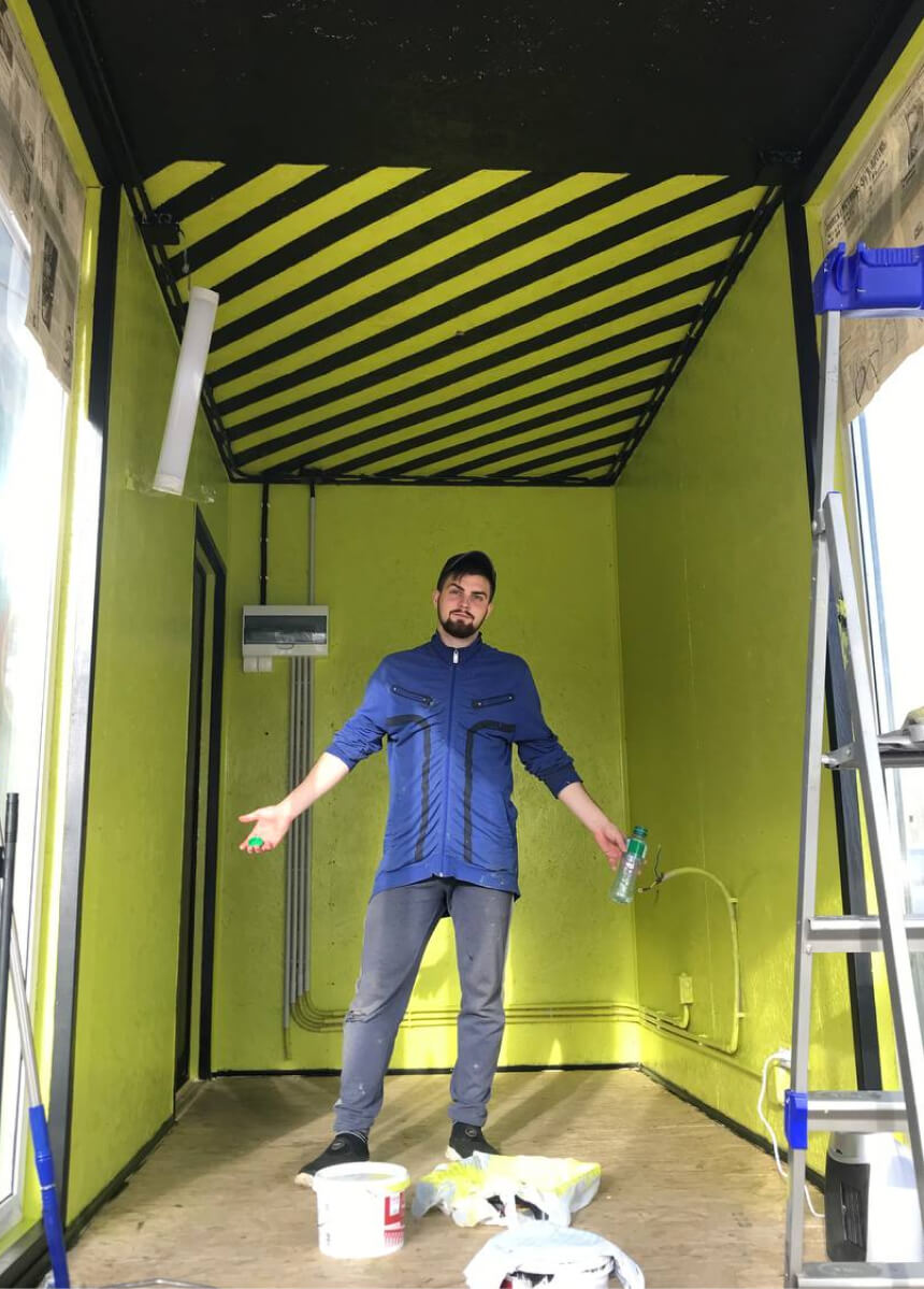 Завершение ремонта в кофейне