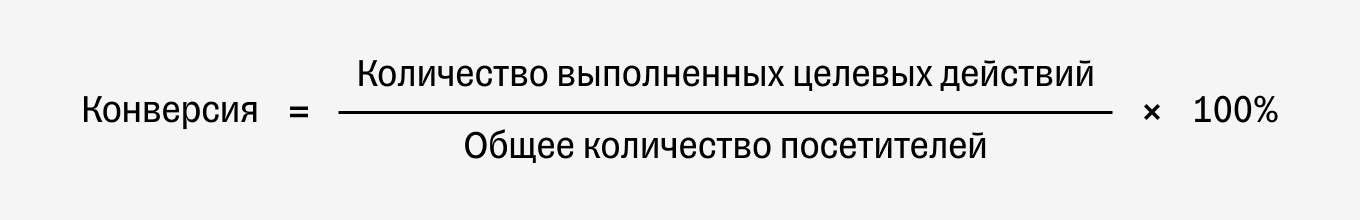 Как рассчитать конверсию: формула