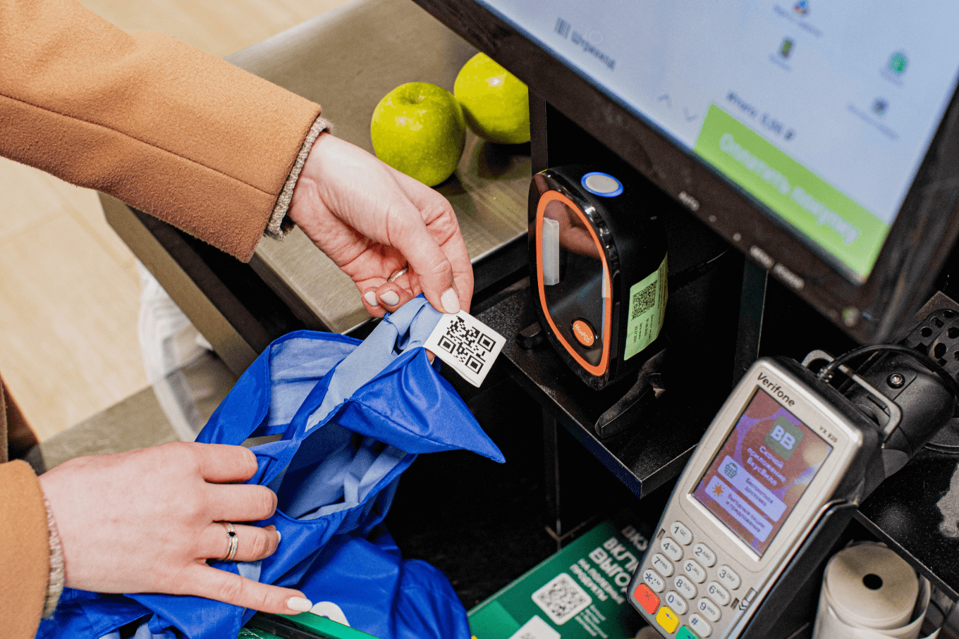 Статичный и переносной сканер для товаров