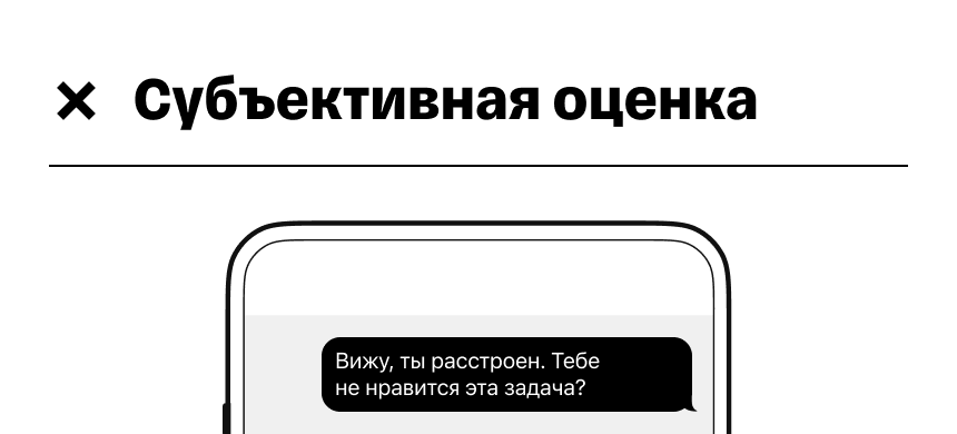 Пример субъективной оценки