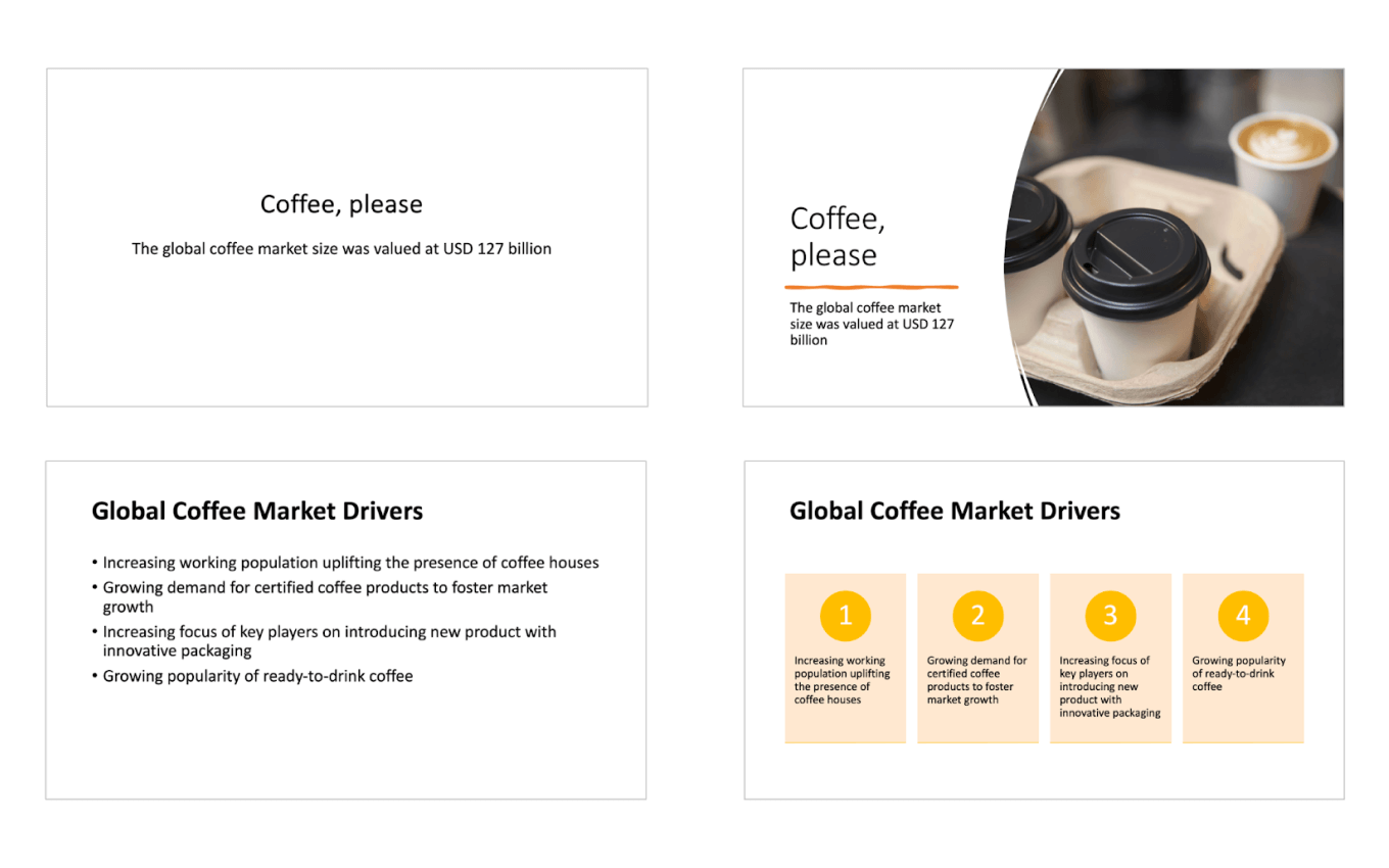 Компоновка шаблона PowerPoint