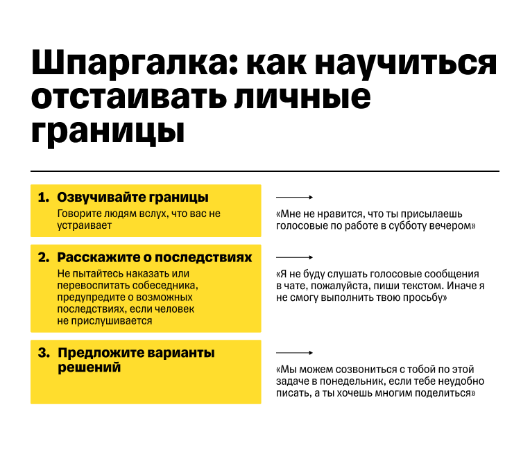 Как научиться отстаивать личные границы