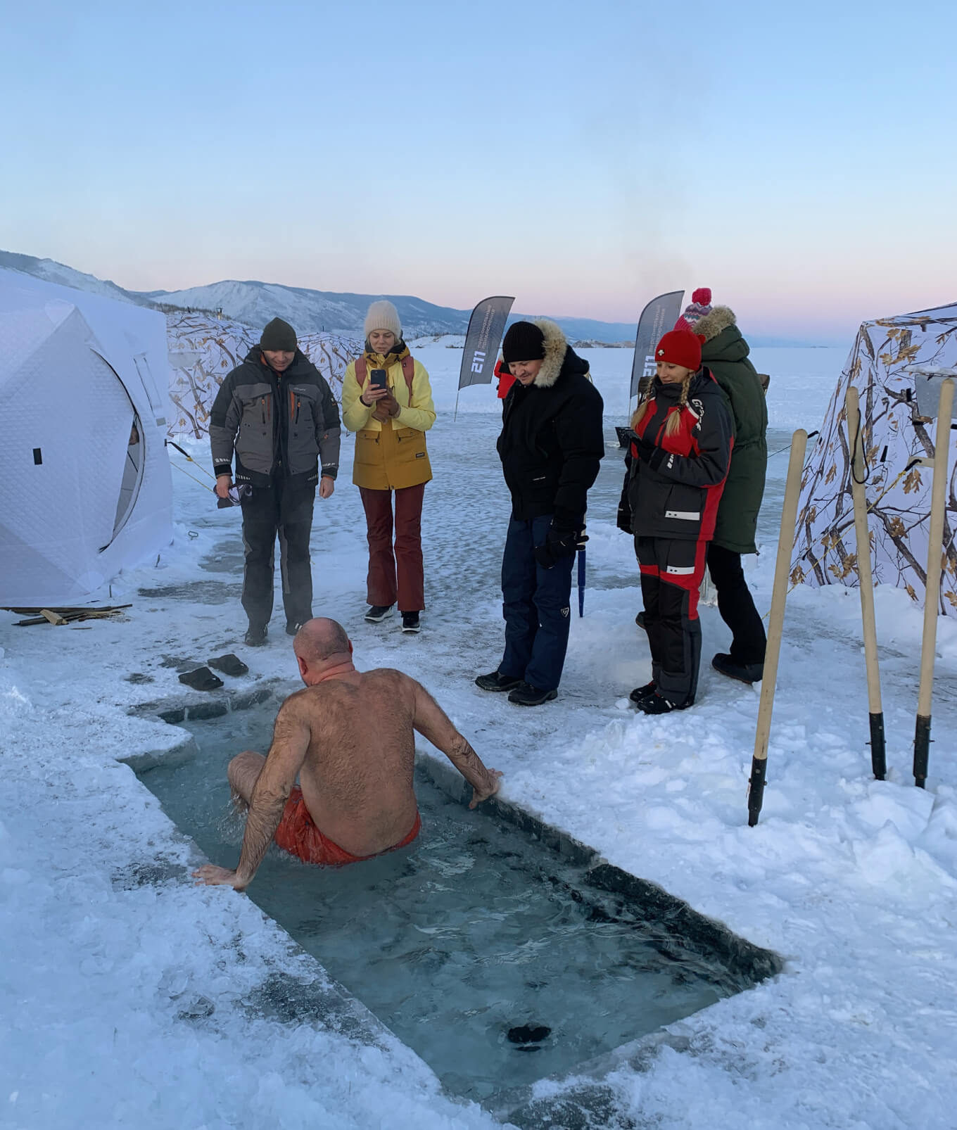 Купание в майне