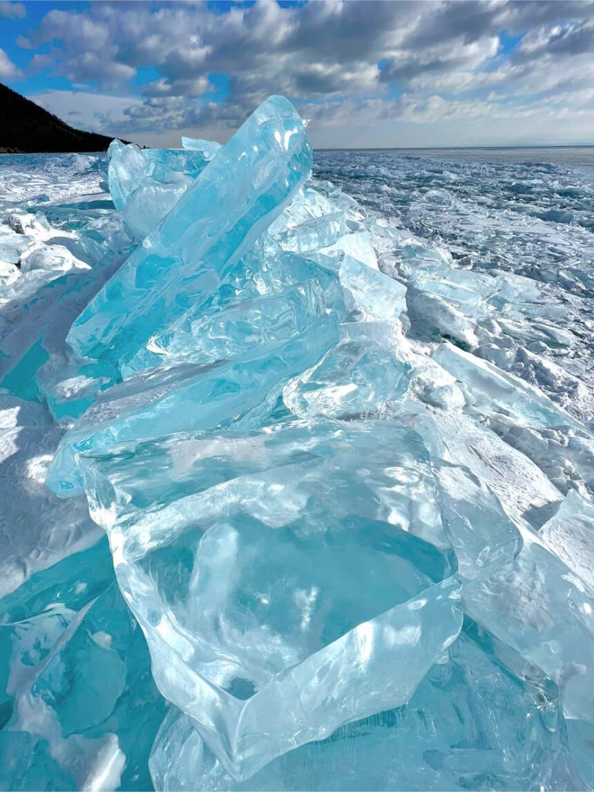 Торосы на Байкале