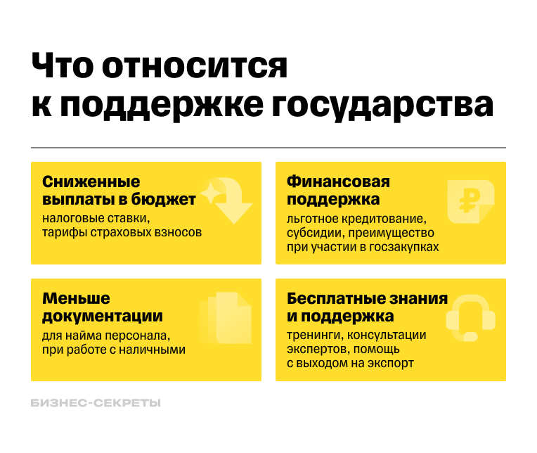 Плюсы предприятия малого бизнеса