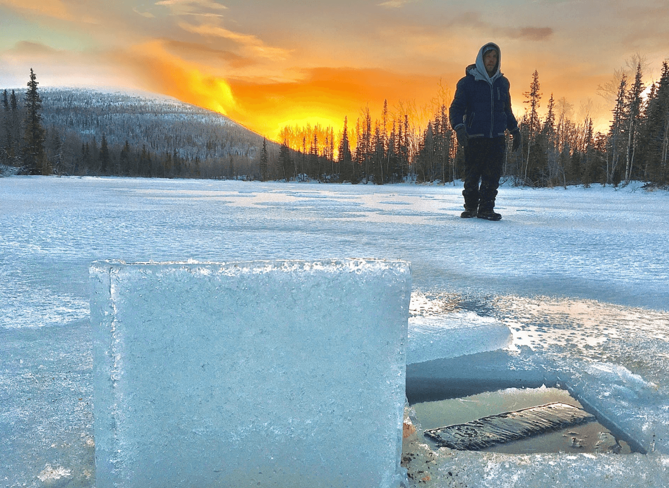 Кубы изо льда для скульптур