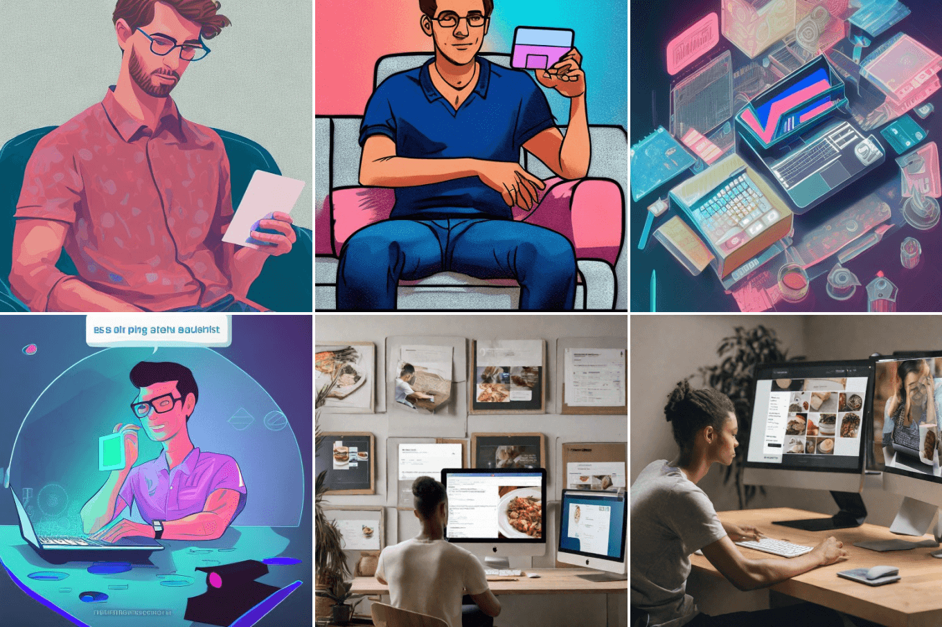 Изображения, сгенерированный с помощью нейросети - технологии