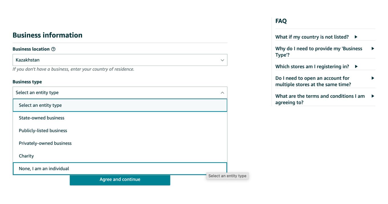 На Amazon можно работать как физическое лицо