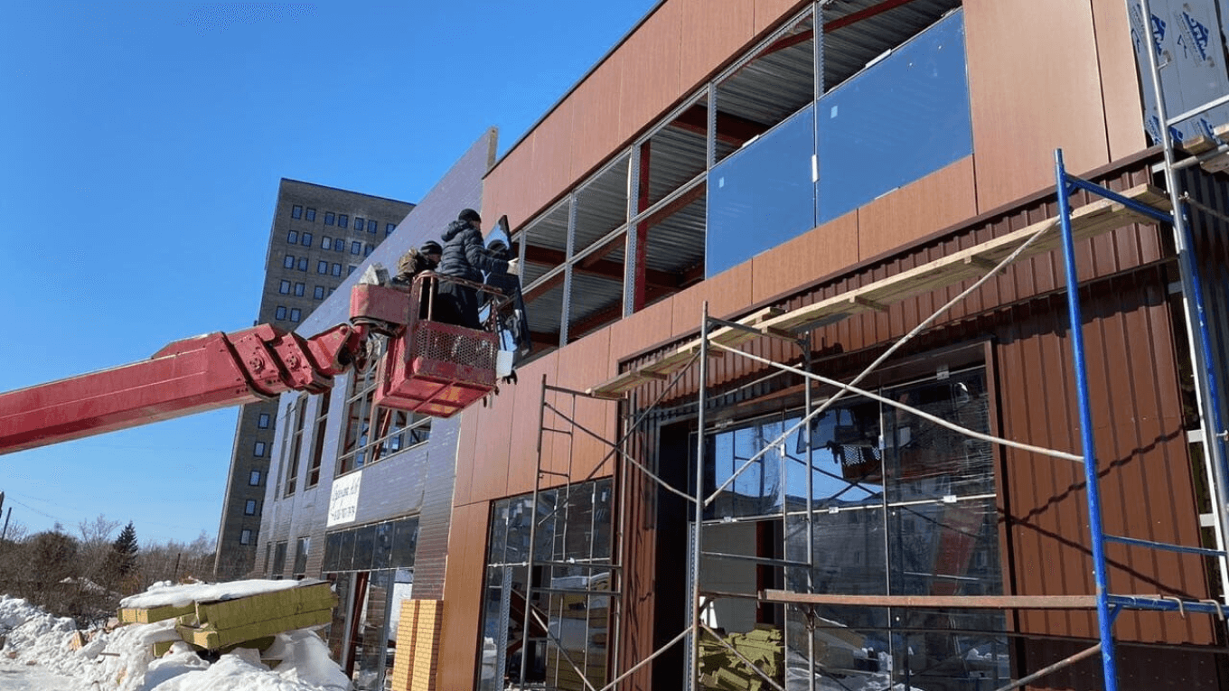 Строительство торгового центра