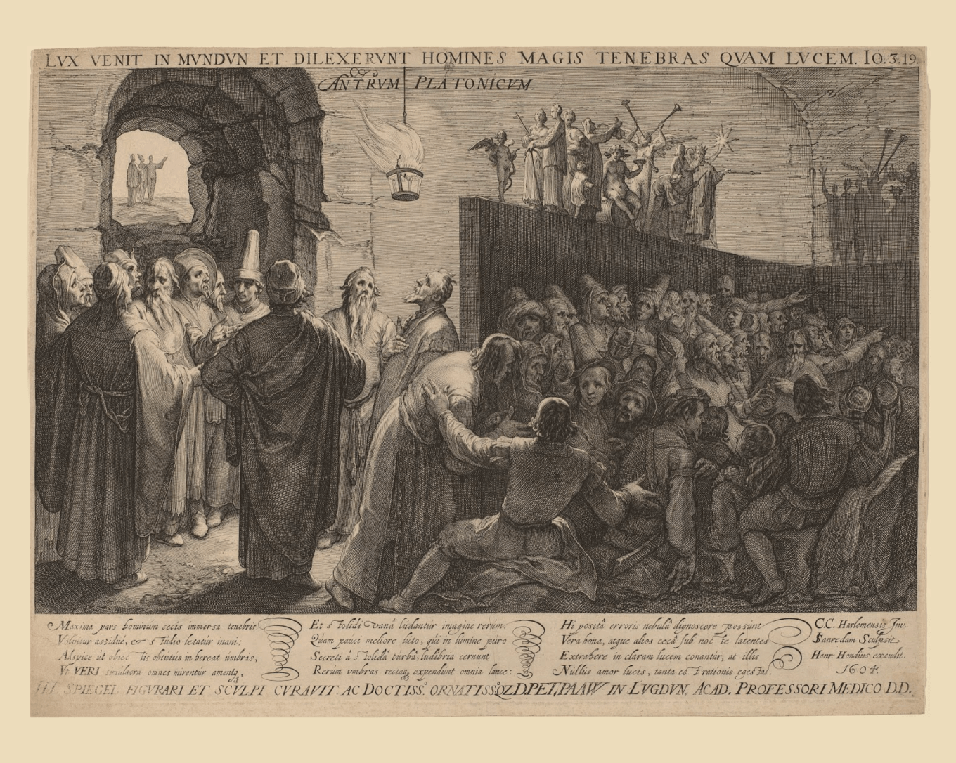 Гравюра «Пещера Платона»