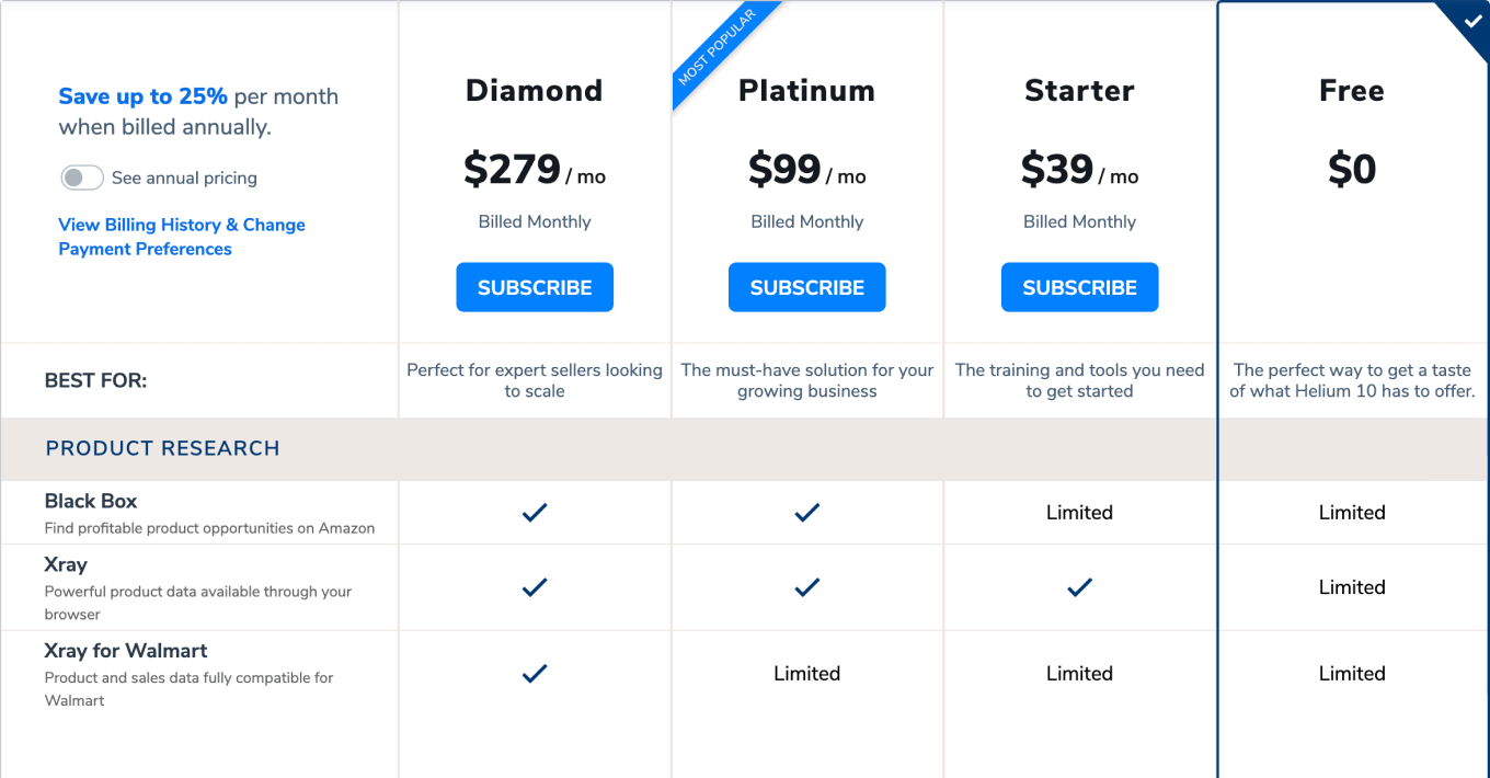 Инструмент Xray в плагине Helium10