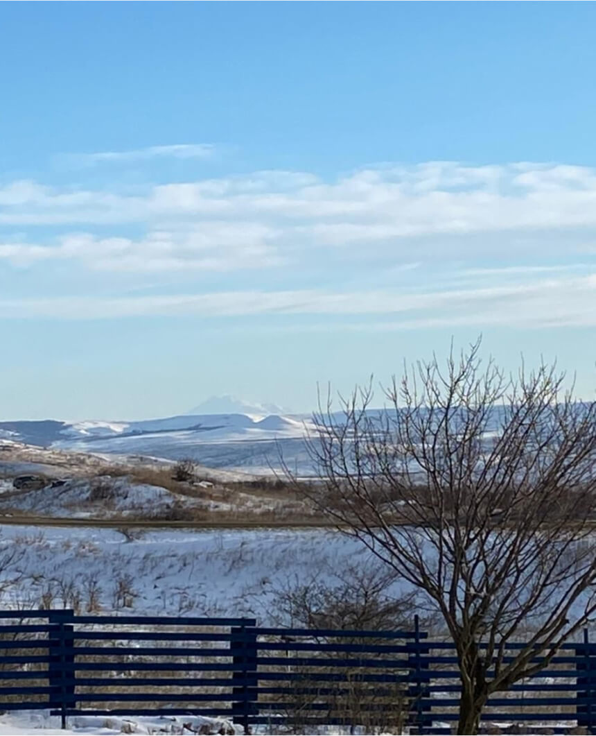 Вид на Эльбрус